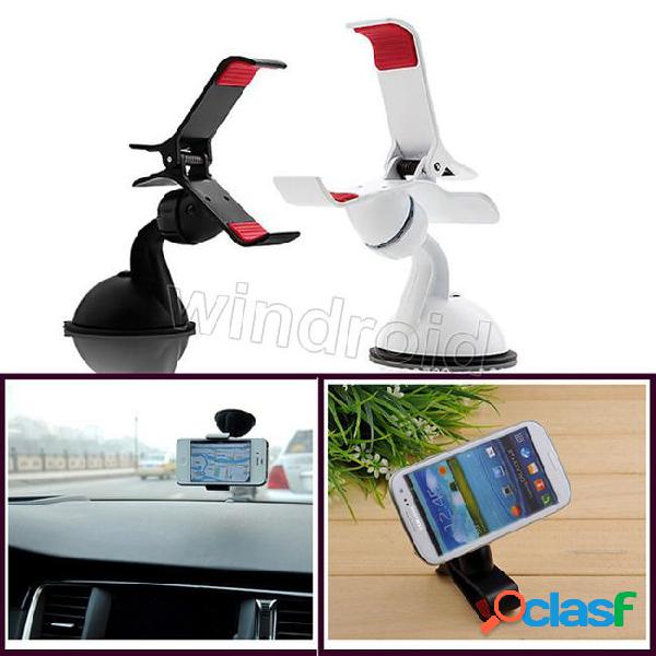 Universal windshield 360 degree rotating cell phone car