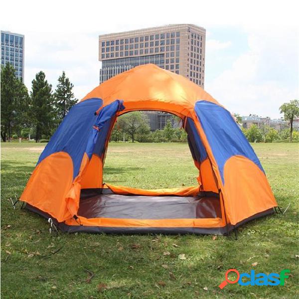 Upgraded 3-5-7 person quick open mongolian tent double layer