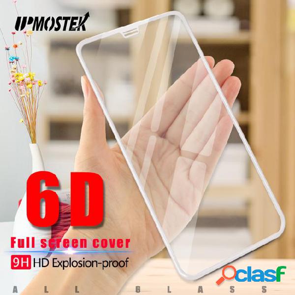 Upmostek 6d tempered glass for x glass screen protector for