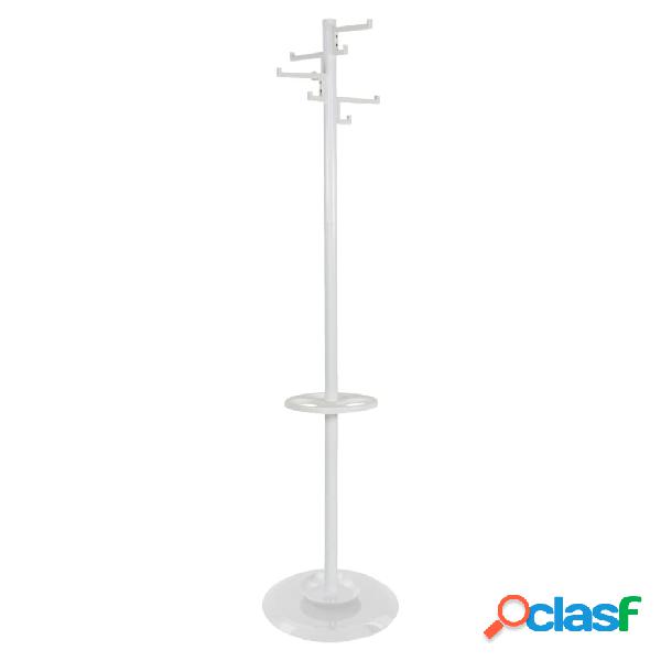 V-Part Perchero de pie con 8 ganchos Porcelain blanco 178 cm