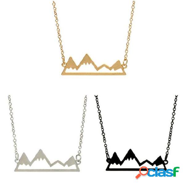 Valentine necklace fashion mountain peaks necklaces