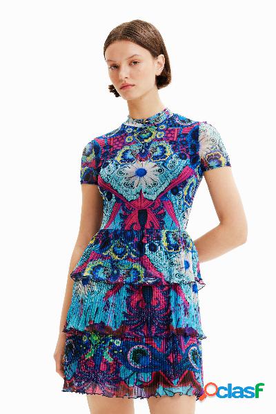 Vestido corto capas M. Christian Lacroix - BLUE - M