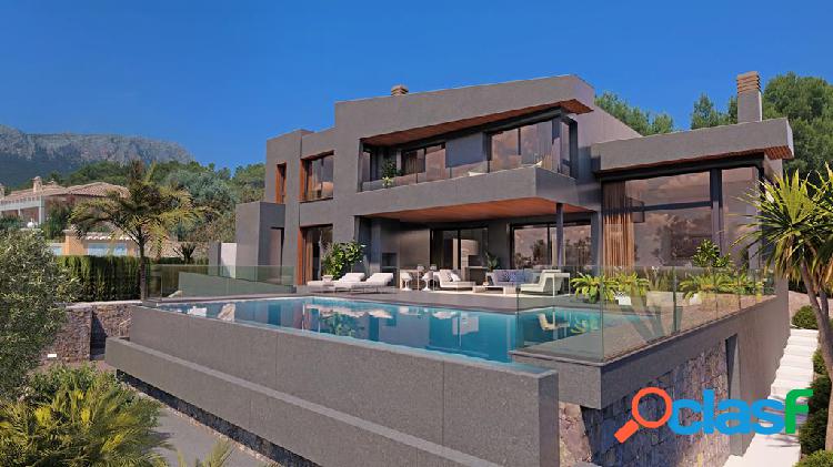 Villa de lujo estilo moderno con piscina en venta en Calpe