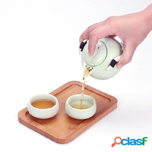 Vintage chinese kung fu tea set traditional ceramic teapot