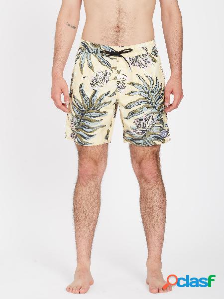 Volcom Boardshort Center Print 17" - DAWN YELLOW