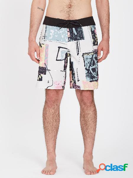 Volcom Boardshort V Ent Flyer Mod 19" - WHITECAP GREY