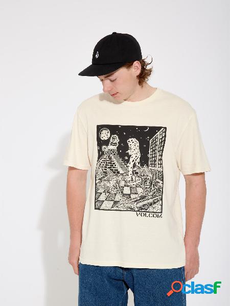 Volcom Camiseta Stone Enchantment - WHITECAP GREY