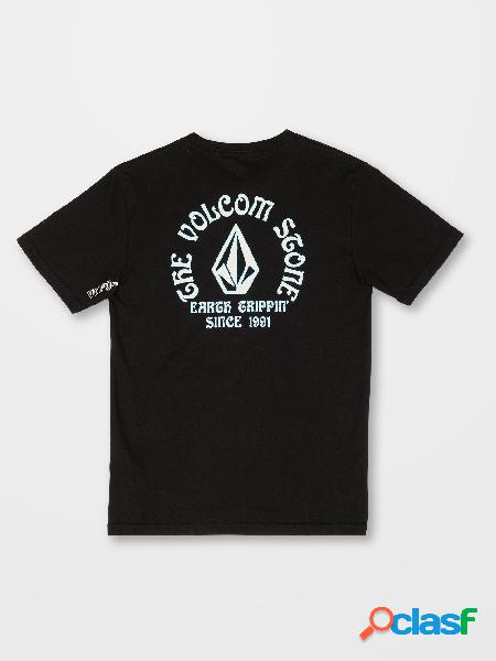 Volcom Camiseta Stone Trippin - BLACK - (NIÑOS)