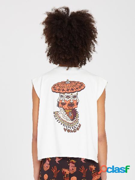 Volcom Camiseta sin mangas Connected Minds - STAR WHITE