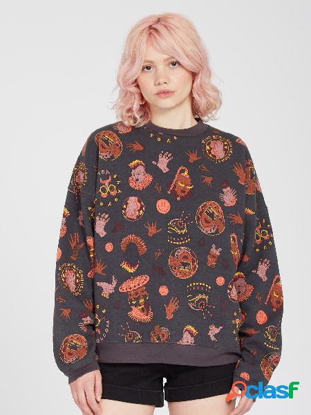 Volcom Sudadera Connected Minds - BLACK