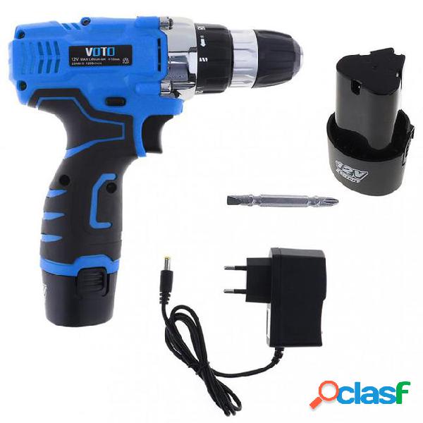 Voto 12v electric screwdriver rechargeable lithium battery*2