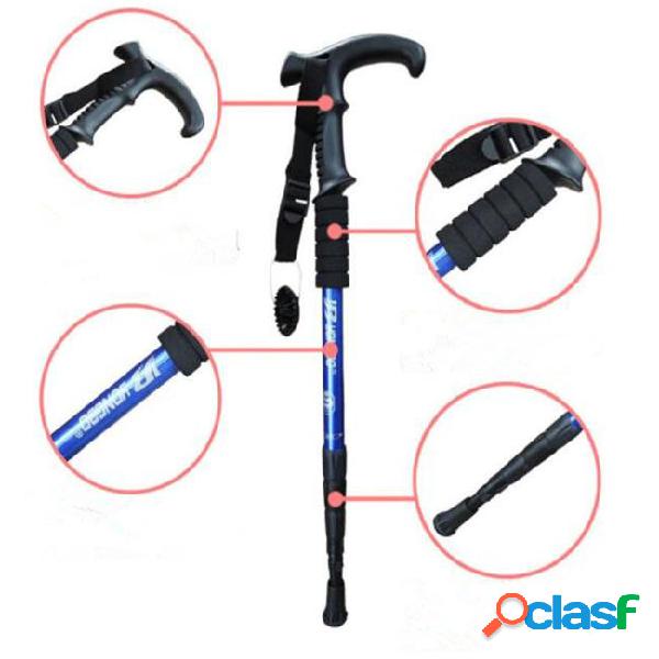Walking stick poles adjustable canes trekking climbing