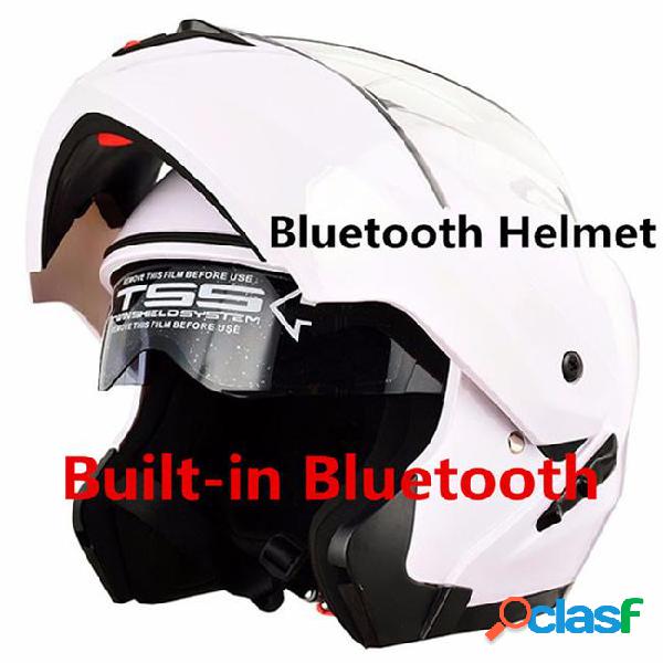 Wanli 286 built-in bluetooth helmet double visors motorcycle