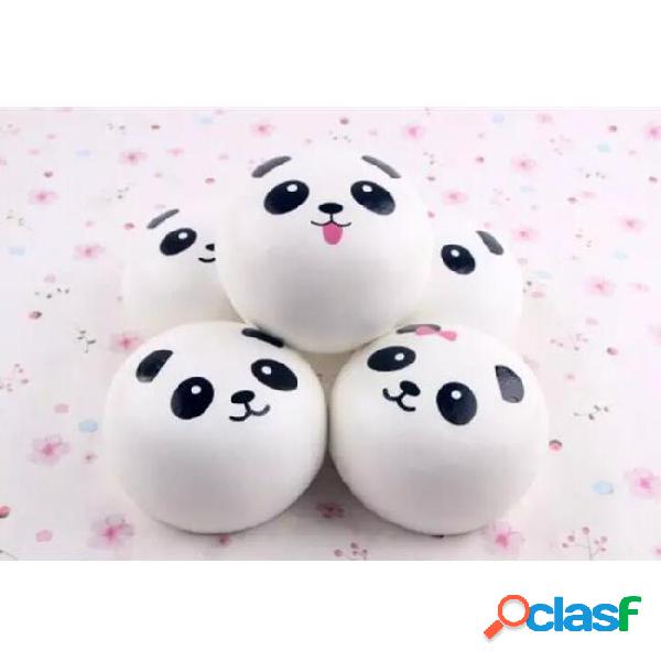 Wholesal mini squishies colorful panda squishy bread charms