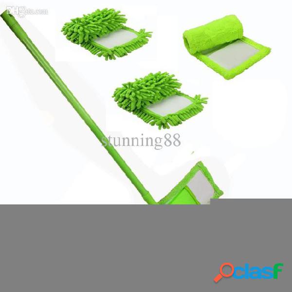 Wholesale-10 pcs/lot, flat microfiber mop pad, pocket mop