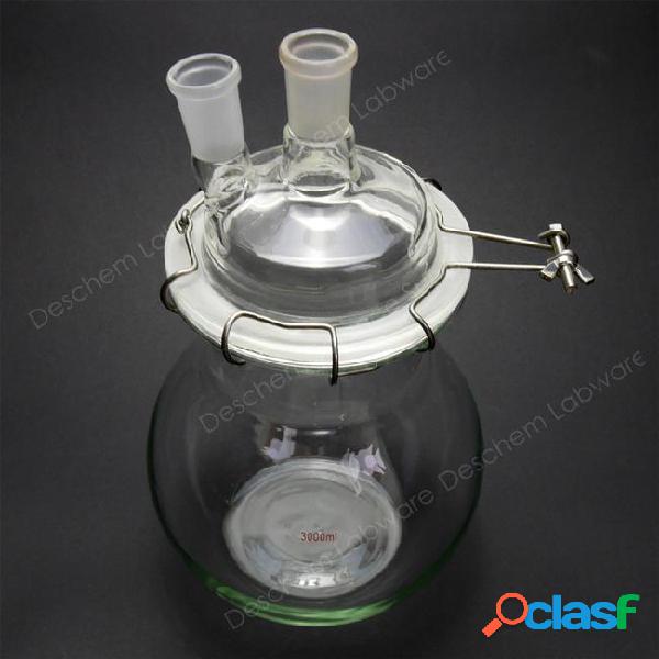 Wholesale- 10000ml,24/40,glass reactor,two-neck,10