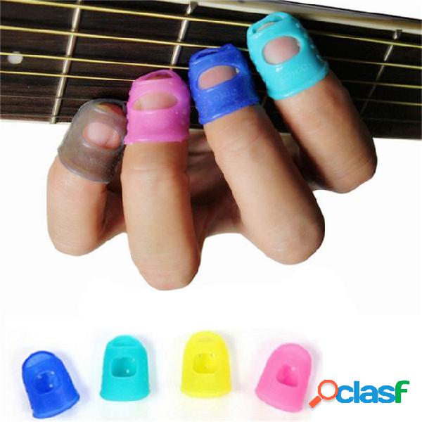 Wholesale- 1pcs silicone guitar fingertip finger thumb picks