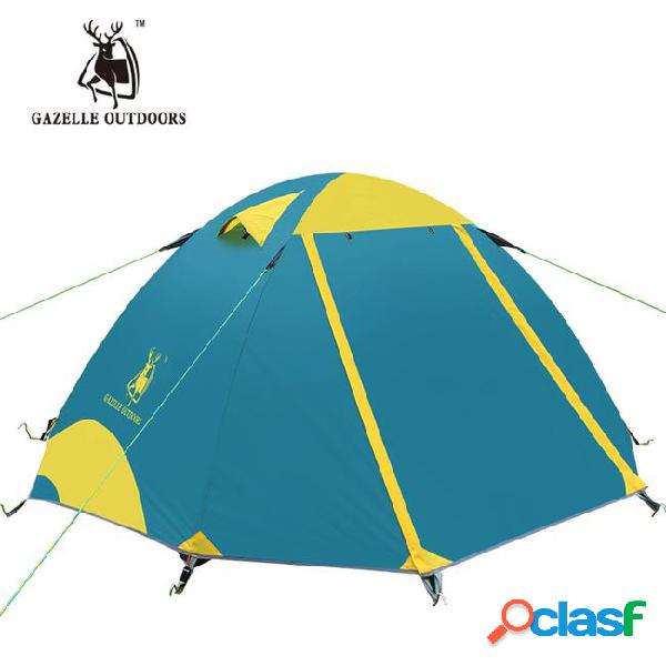Wholesale- 2-3 person outdoor camping tent double layers