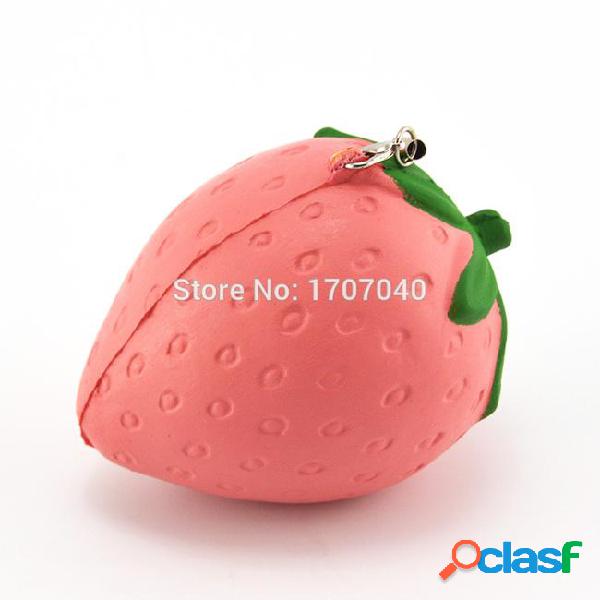 Wholesale-20 pieces/lot new squishy strawberry slow rising