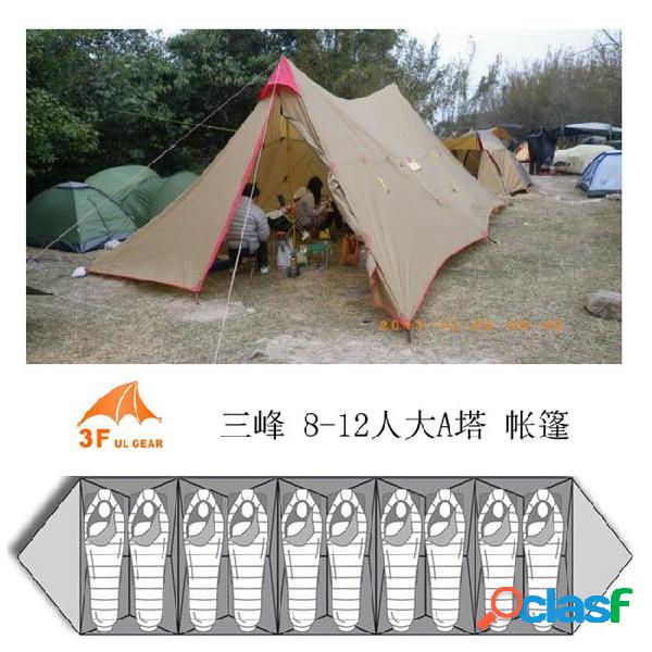 Wholesale- 3f ul gear 8-12 person outdoor camping tent large