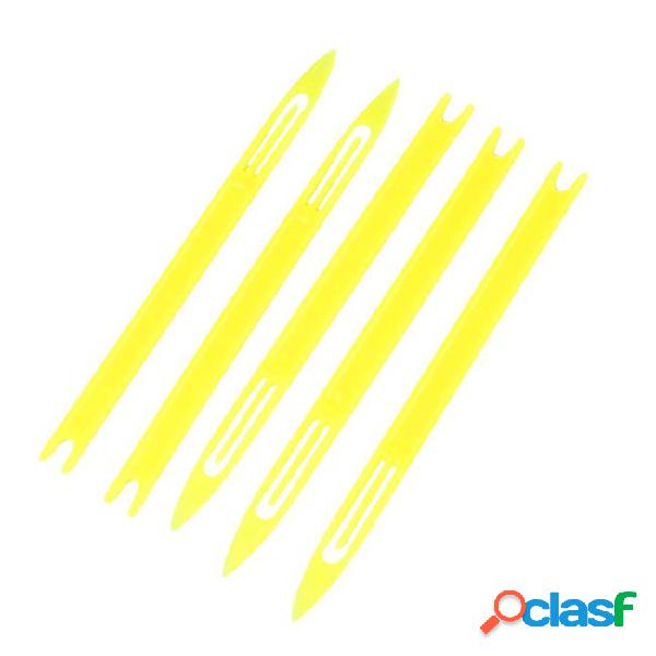 Wholesale- 5 pcs 2# yellow plastic fishing net repair