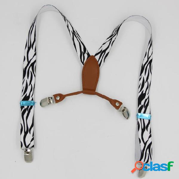 Wholesale- 55colors available 4 clips suspenders children