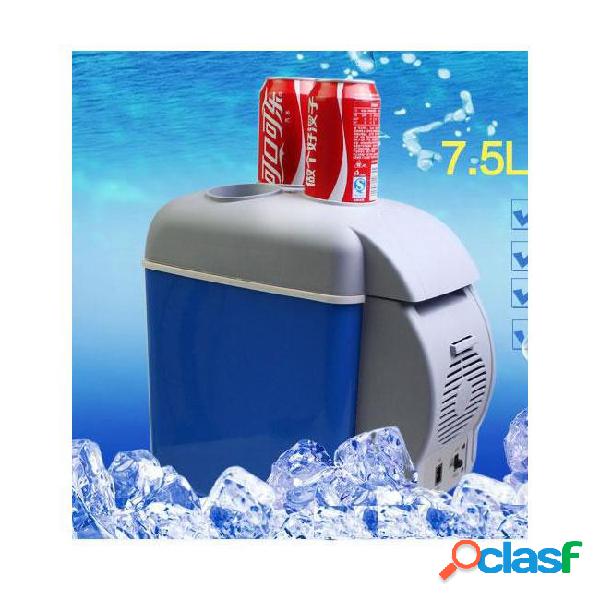 Wholesale- 7.5l portable mini car refrigerator hot and cold