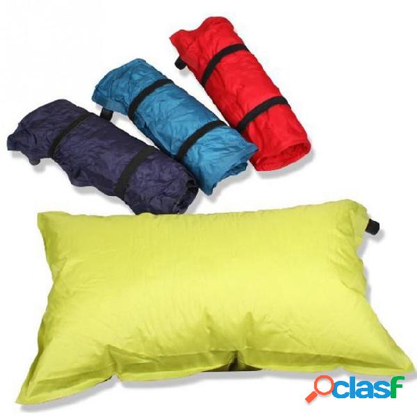 Wholesale- automatic inflatable air cushion pillow portable