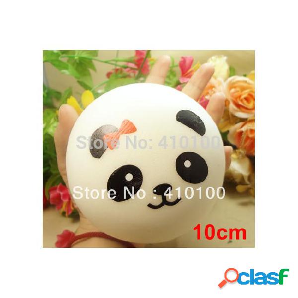 Wholesale-b002 10 cm cute panda squishy buns bread charms,