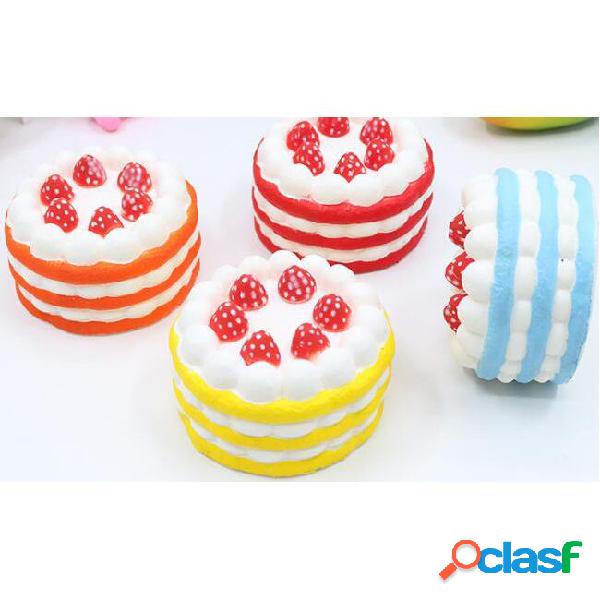 Wholesale best price squishiy cakes toys simulation food for