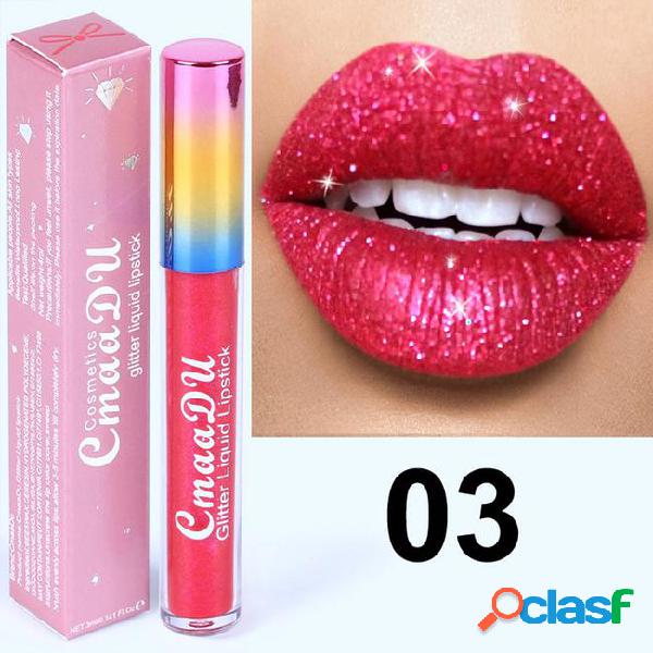 Wholesale ! cmaadu glitter flip lip gloss velvet matte lip