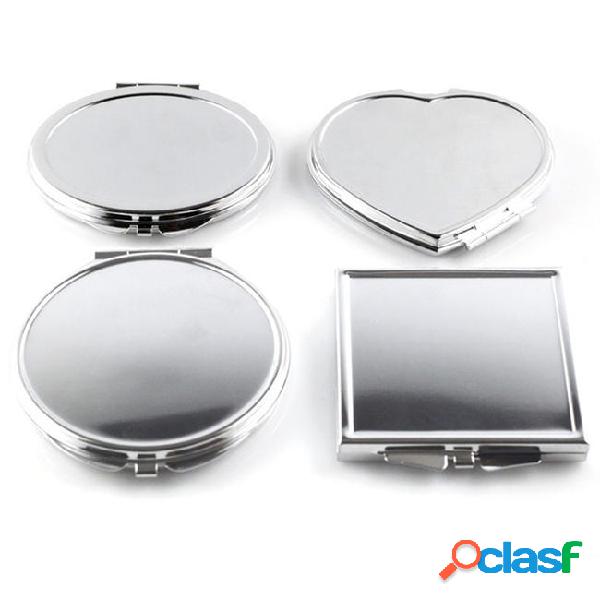 Wholesale- cn-rubr various shapes portable folding mirror