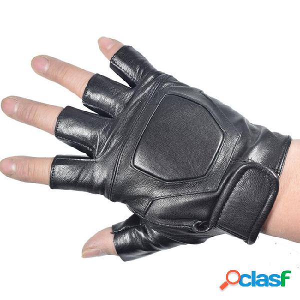 Wholesale- kuyomens men fingerless gloves wrist half finger
