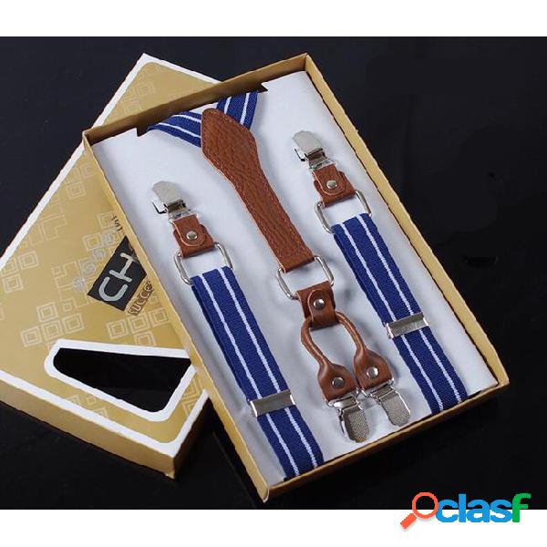 Wholesale-man four beautiful clip elastic straps suspender