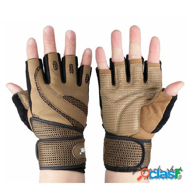 Wholesale-men weight lifting gloves gym training barbell