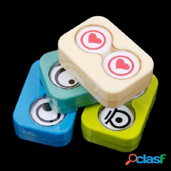 Wholesale-mini travel cute cartoon eyes shape contact lenses