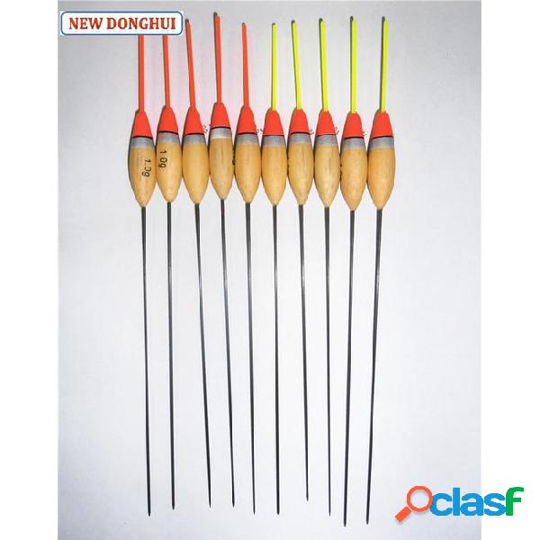 Wholesale- newdonghui 10pcs/lot fishing float fishing bobber
