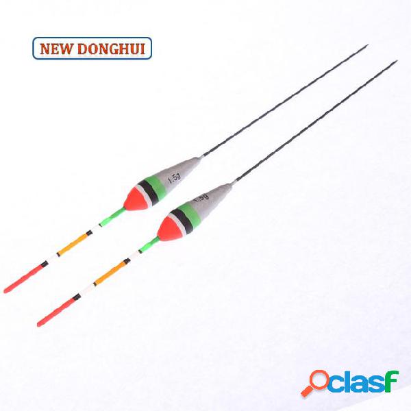Wholesale- newdonghui 10pcs/lot siler grey fishing float