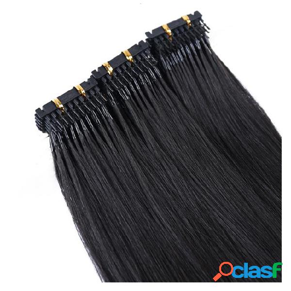 Wholesale price 6d hair extensions natural color 14 inch to