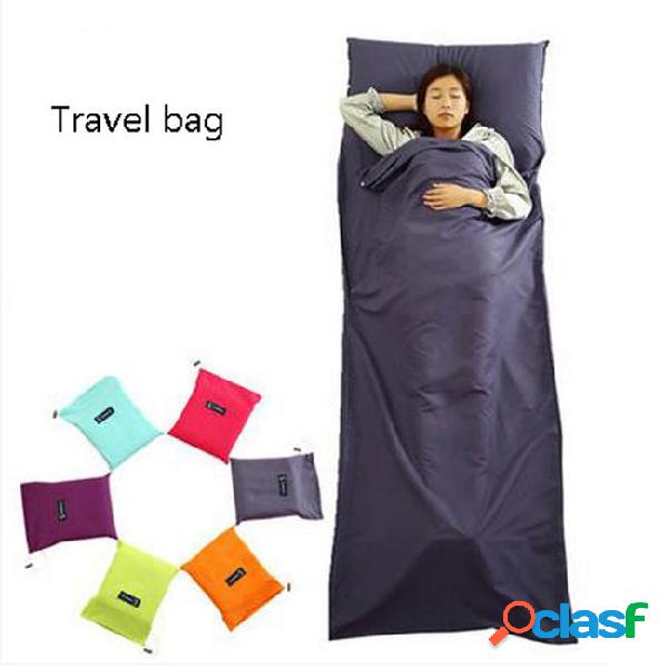 Wholesale- pure cotton sleeping bag/travel hotel isolate the