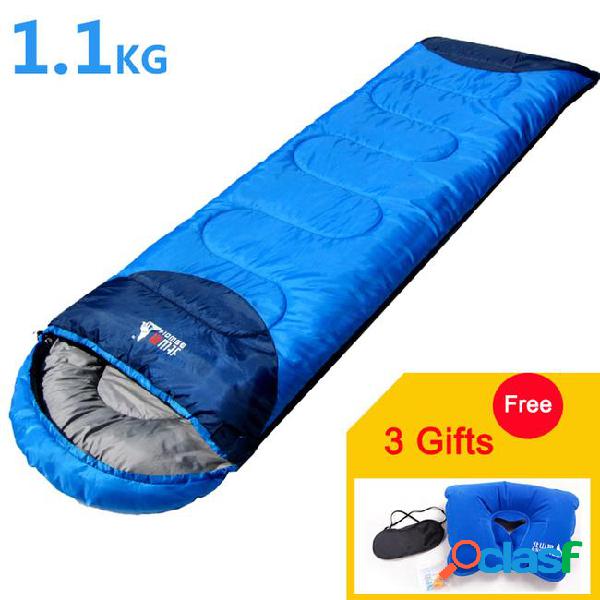 Wholesale- sleeping bag hollow cotton envelope style hooded
