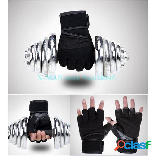 Wholesale-sports gym half finger gloves men breathable slip