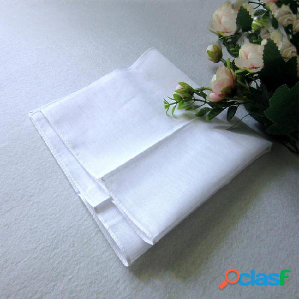 Wholesale white handkerchief, pure white handkerchief, pure