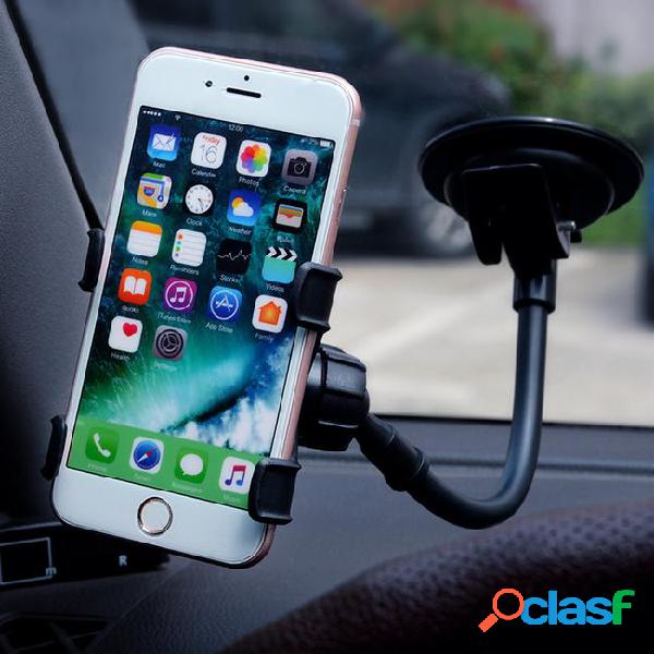 Windshield car phone holder long arm clamp clip with strong