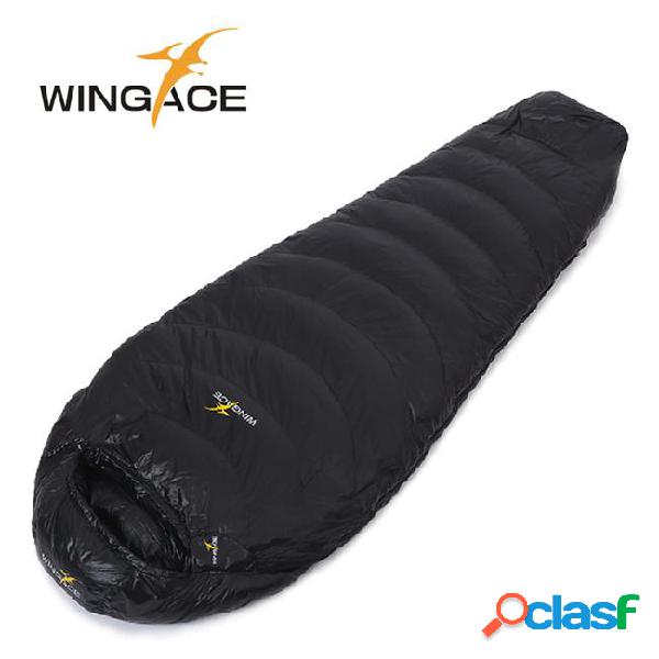 Wingace fill 1000g goose down sleeping bag adult mummy