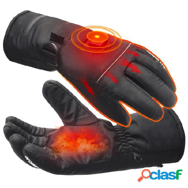 Winter warm heated gloves man and woman 7.4v outdoor