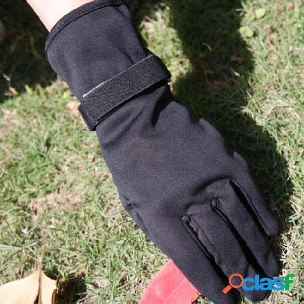 Winter warm men gloves windproof waterproof anti-slip full