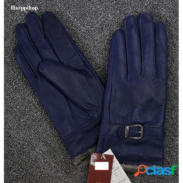 Women's winter gloves fashion warm thickenwarmgenuine
