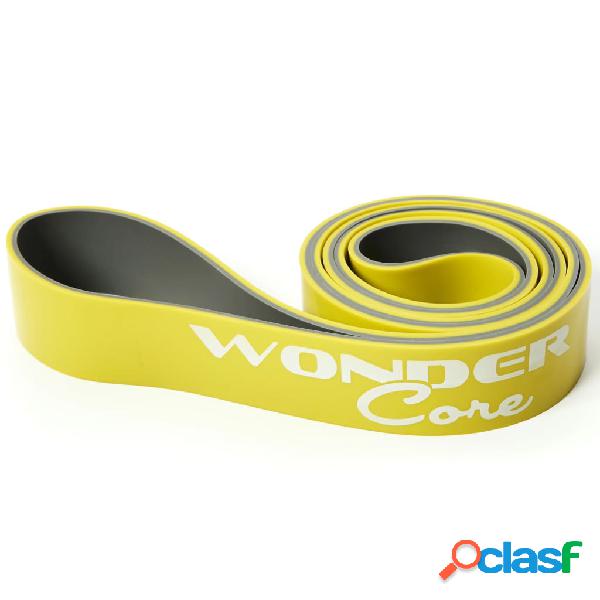 Wonder Core Banda de resistencia 4,4 cm amarillo y gris