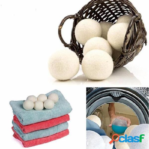 Wool dryer balls premium reusable natural fabric softener